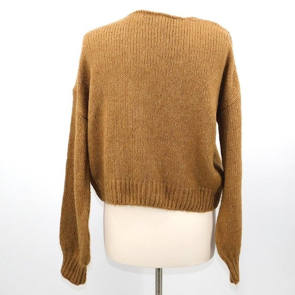 Urban Outfitters "Mia" Carmel Knit Drop Shoulder Sweater - Picture 5 of 9